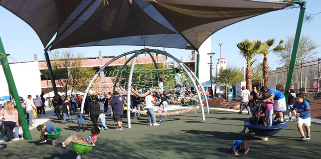 Cathedral City Community Amphitheater Park Playground